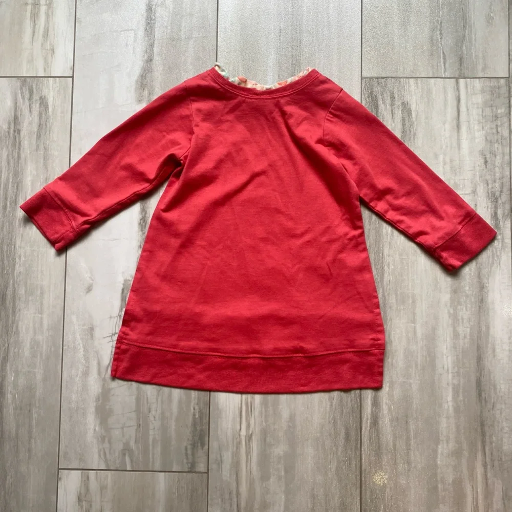 J. Bailey Melon Long Sleeve Top with Ruffle Neck and Matching Melon Lemon Pant 4